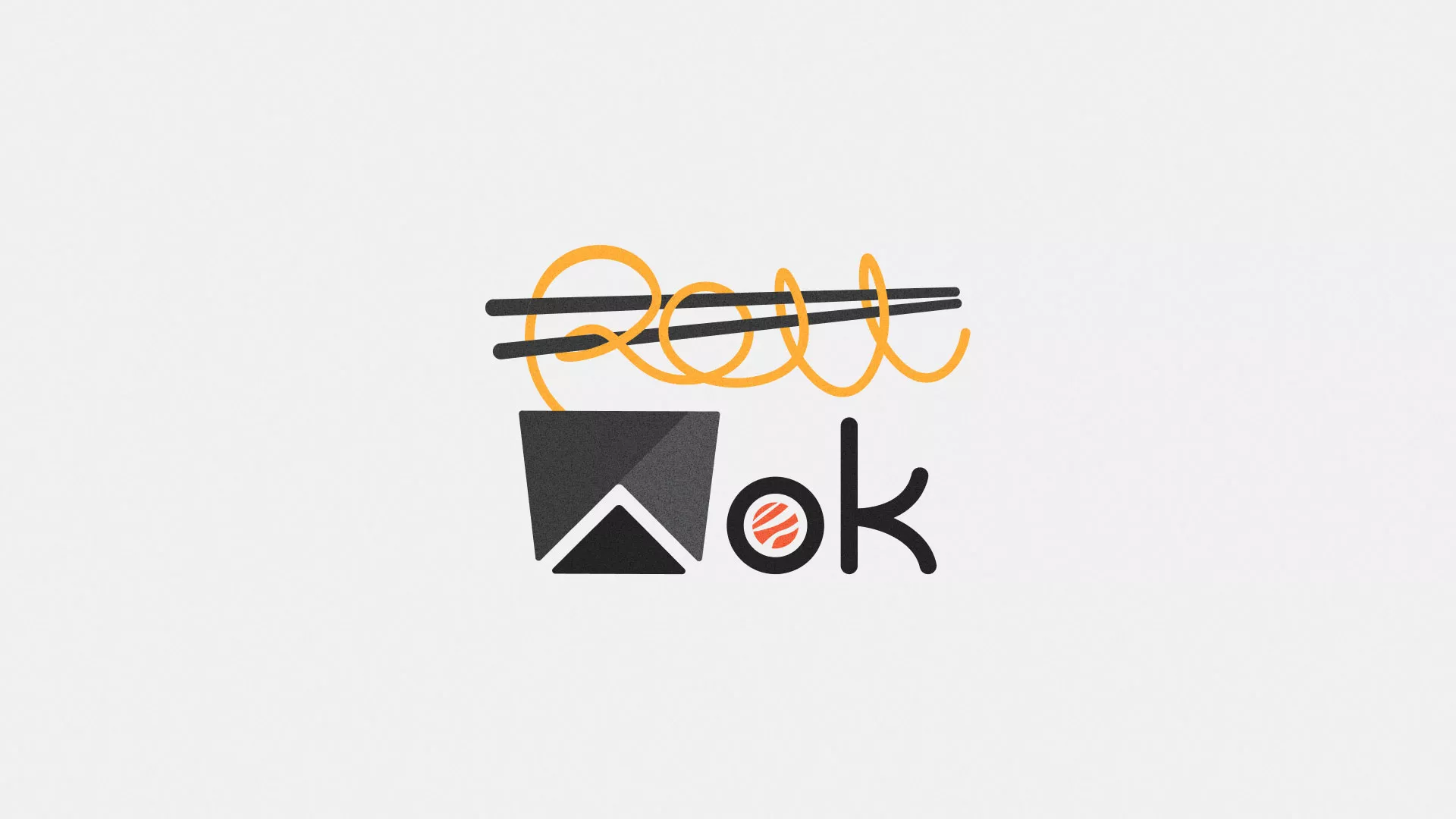Разработка логотипа в Пудоже для суши-бара «Roll Wok Club» Разработка логотипа в Пудоже для суши-бара «Roll Wok Club»
