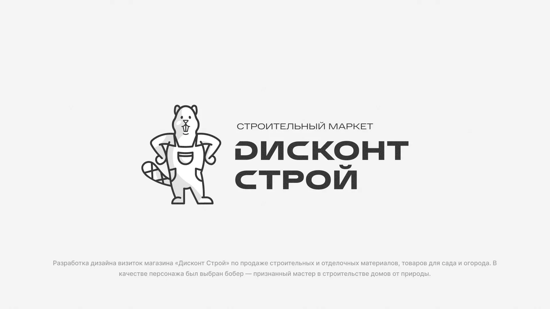 Разработка дизайна визиток магазина «Дисконт Строй» в Пудоже